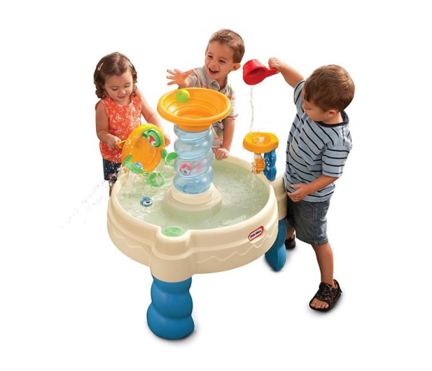 Little Tikes Stół Wodny Fontanna Spiralna niebieska - 421997 - zdjęcie 2